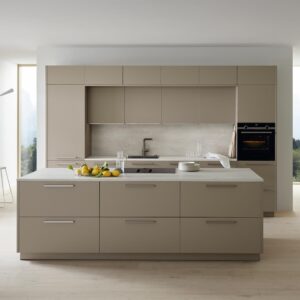 Nolte Designküche mit Insel Lava Küchenstil