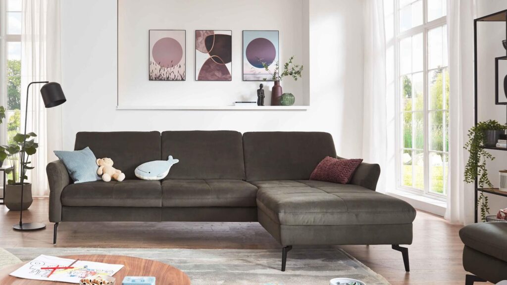 Modulmaster Ecksofa aus Stoff
