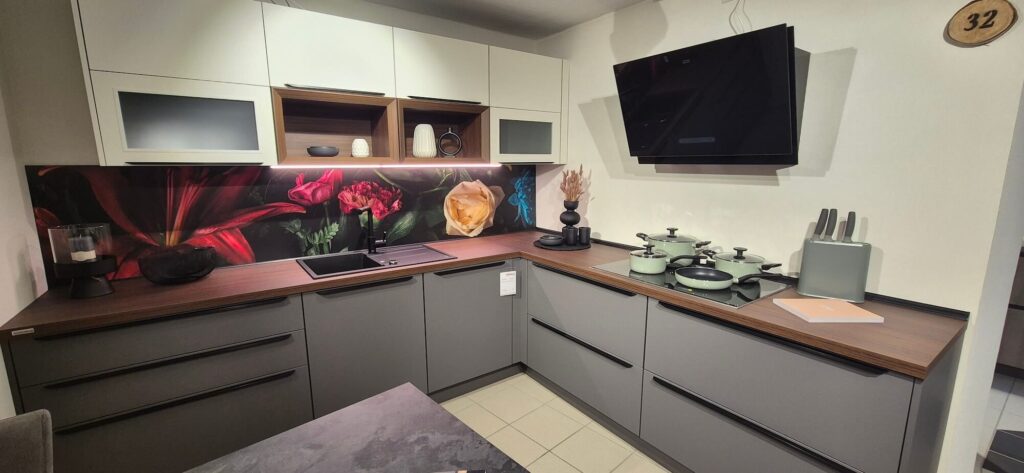 Einbauküche Nobilia Senso Schiefergrau