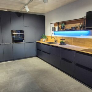 Nobilia Easytouch Küche Schwarz modern
