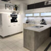 Interliving moderne L-Kueche Beton