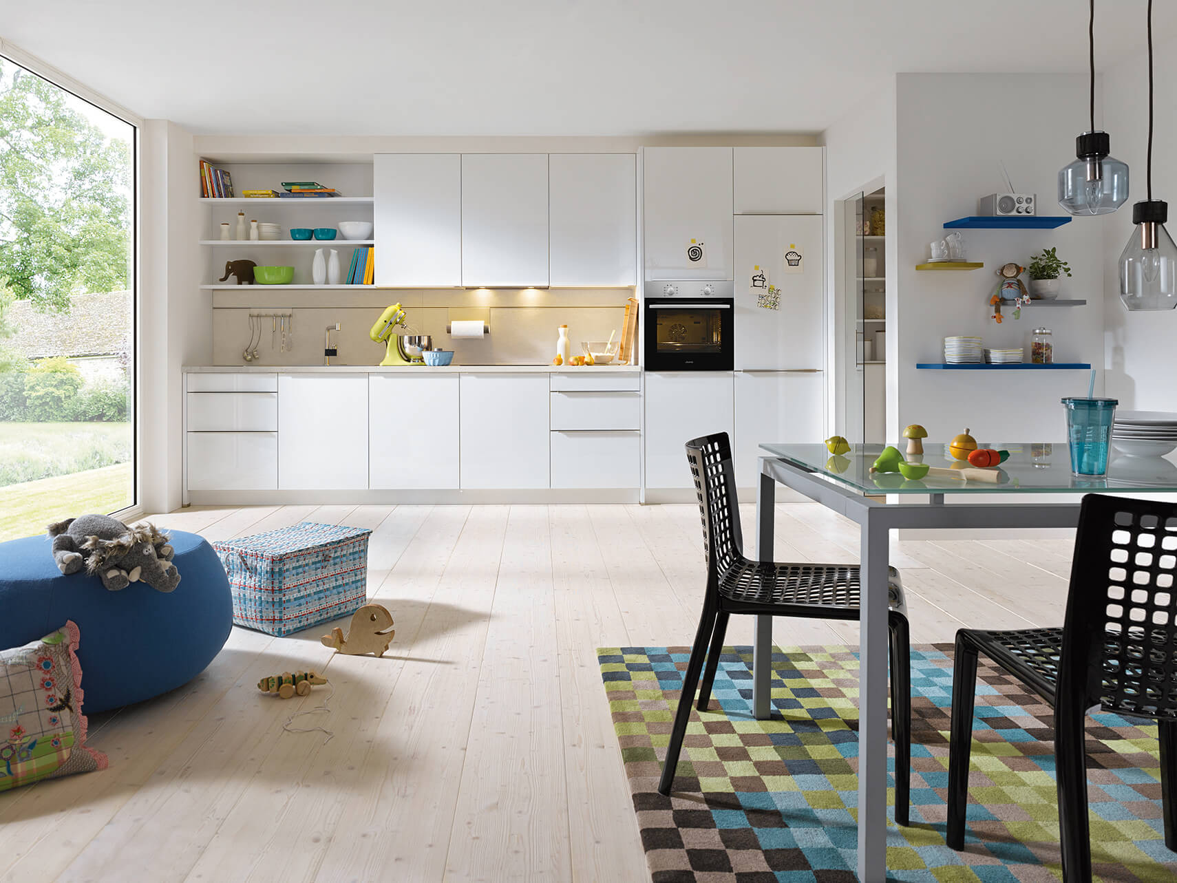 Schüller Klassische Küchenzeile Weiß