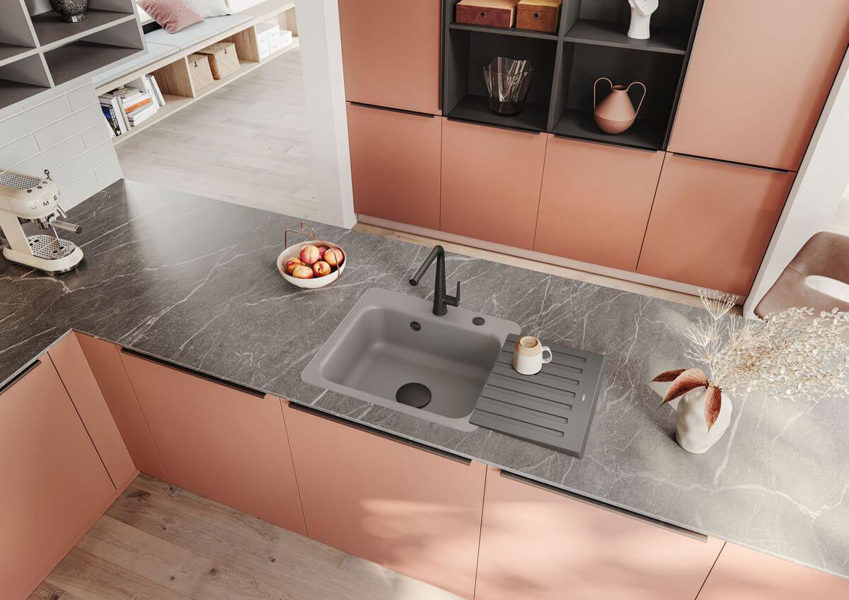 Systemceram Spüle Singel Juna