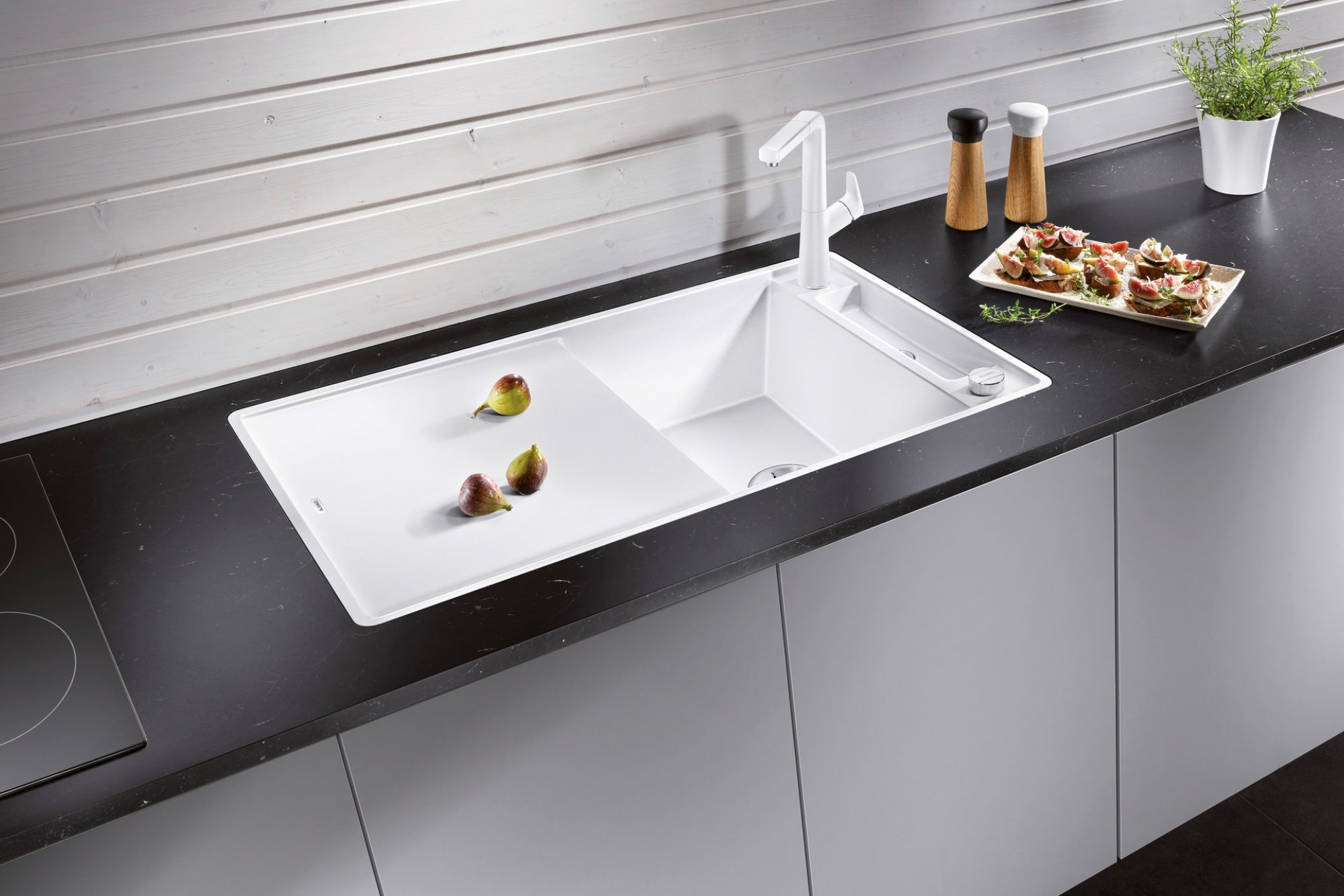 blanco silgranit spuele flaechenbuendig