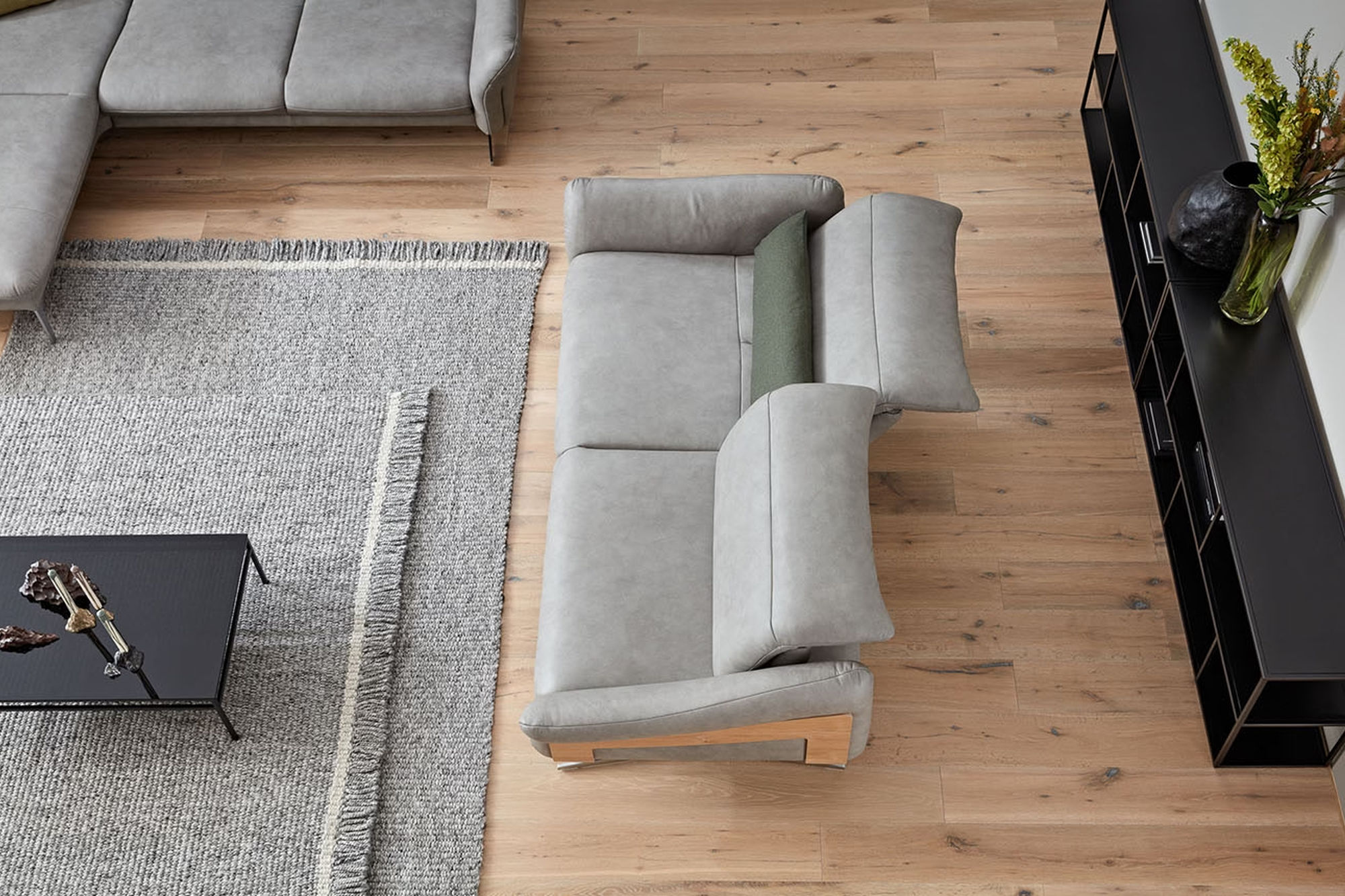 himolla promotion sofa wohnlandschaft