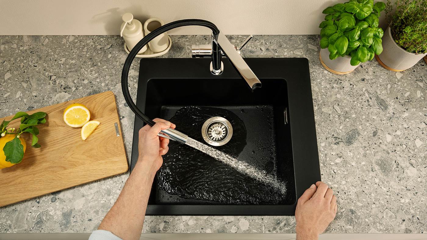 Hansgrohe Granitspüle S51 mit Talis Select M54