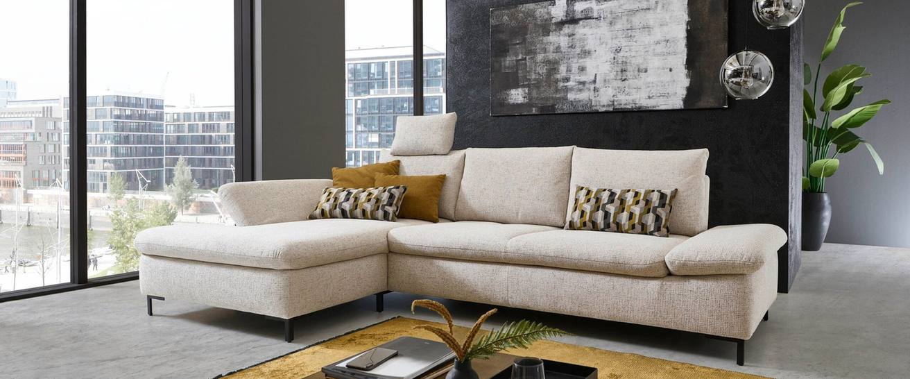 Dietsch Ecksofa Easy in Creme