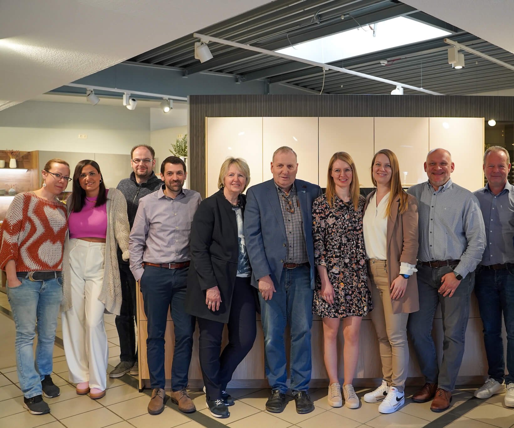 Das Team von Möbelhaus Franz im Küchenstudio in Pötzen